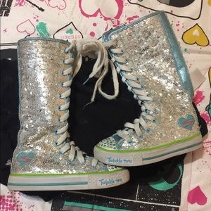 Twinkle toes little girl sneakers